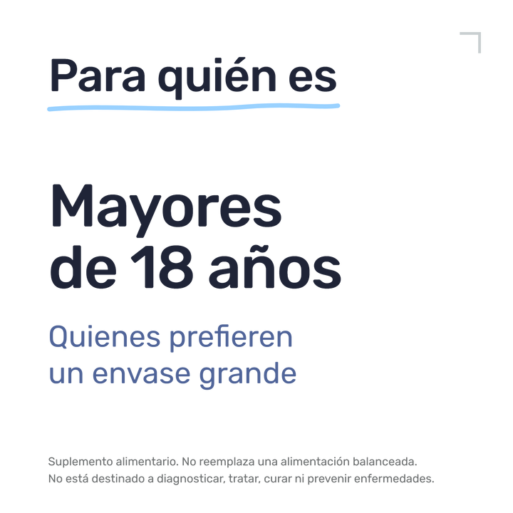 Cardo Mariano 1000mg — Para quién es: mayores de 18 años. Quienes prefieren un envase grande