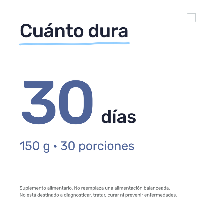 Hai ReVive — Cuánto dura: 30 días, 150 g, 30 porciones
