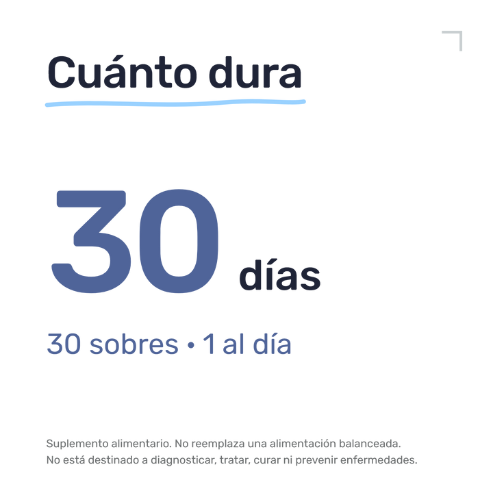 Lactibiane IKI — Cuánto dura: 30 días, 30 sobres, 1 al día