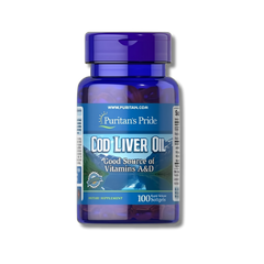 Aceite de Higado de Bacalao 415 Mg [100 Cápsulas]
