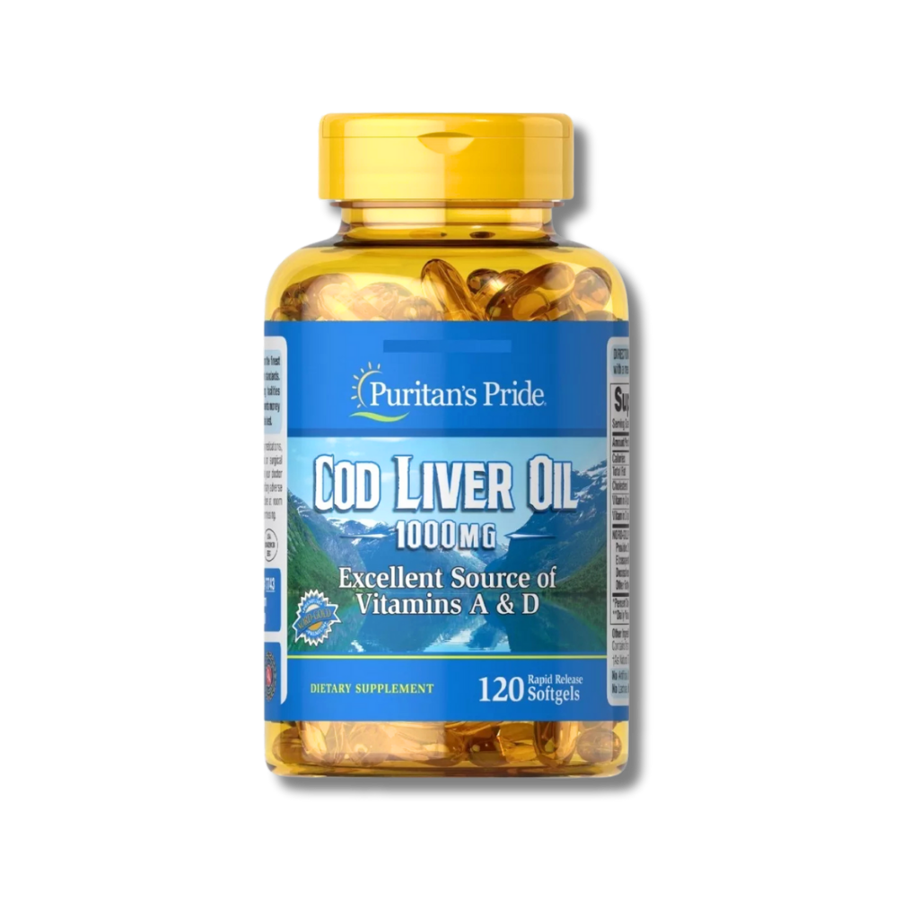 Aceite de Higado de Bacalao 1000 Mg [120 Cápsulas]