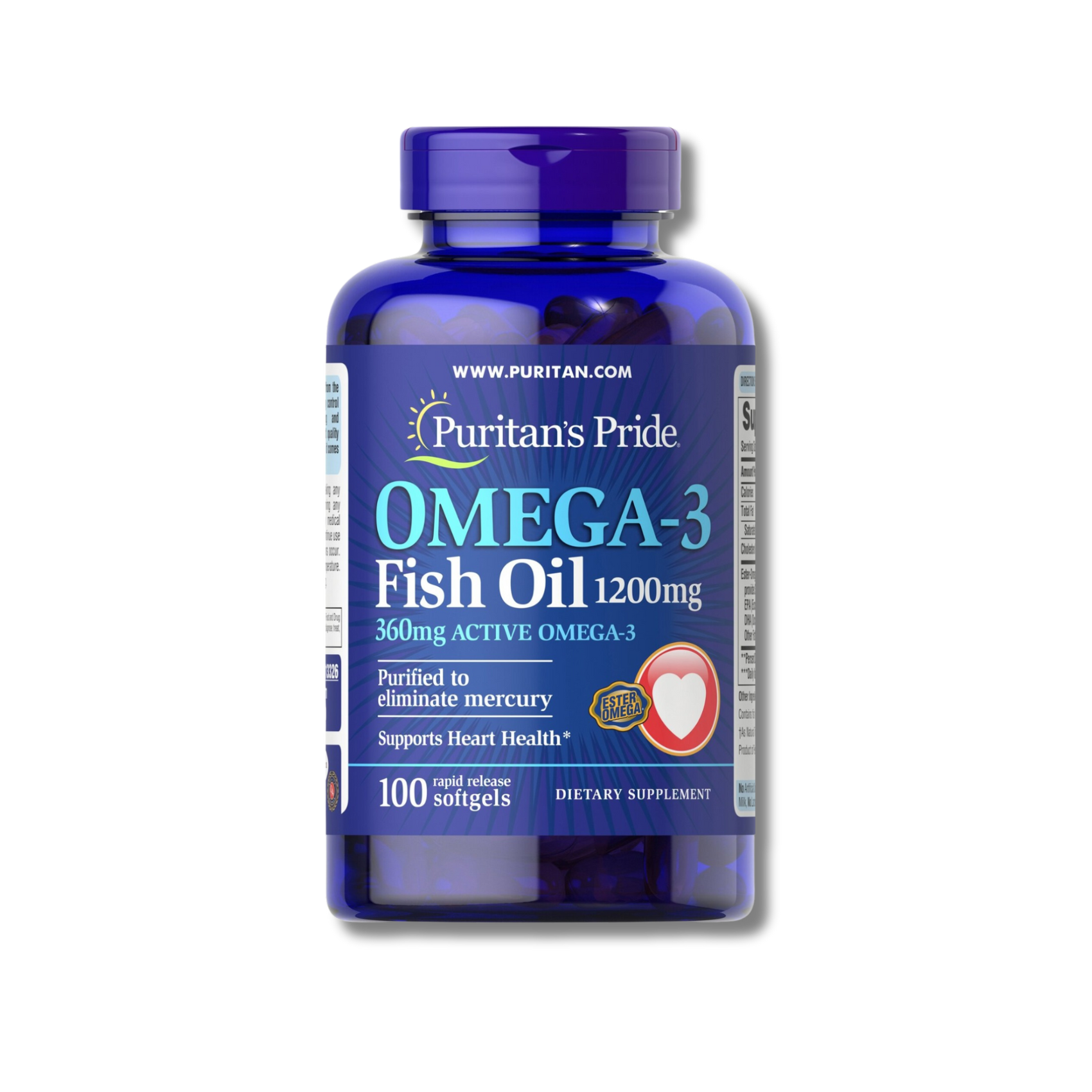 Omega 3  Puritan´s Pride [100 Cápsulas]
