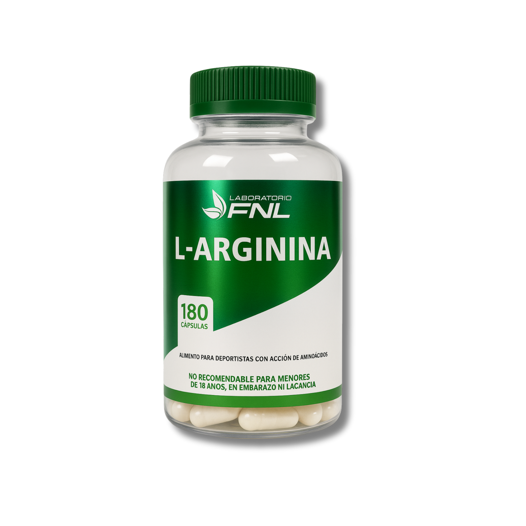 L-Arginina 500 mg [180 cápsulas]