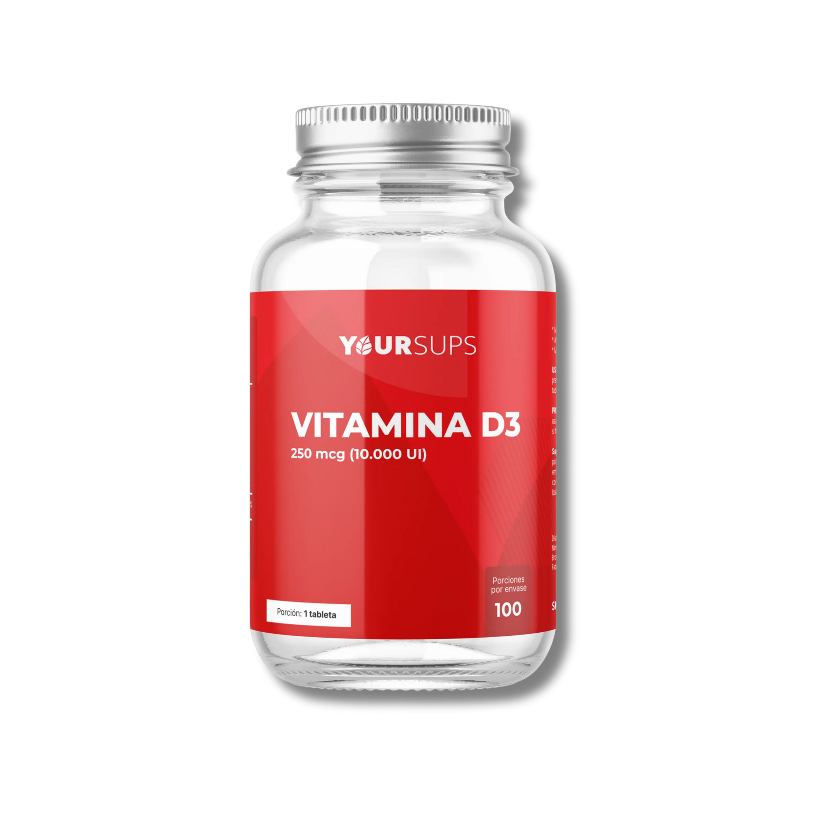 Vitamina D3 250 mcg [100 cápsulas]