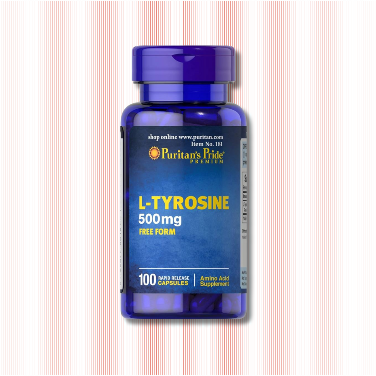 L-tirosina 500mg (100 cápsulas)