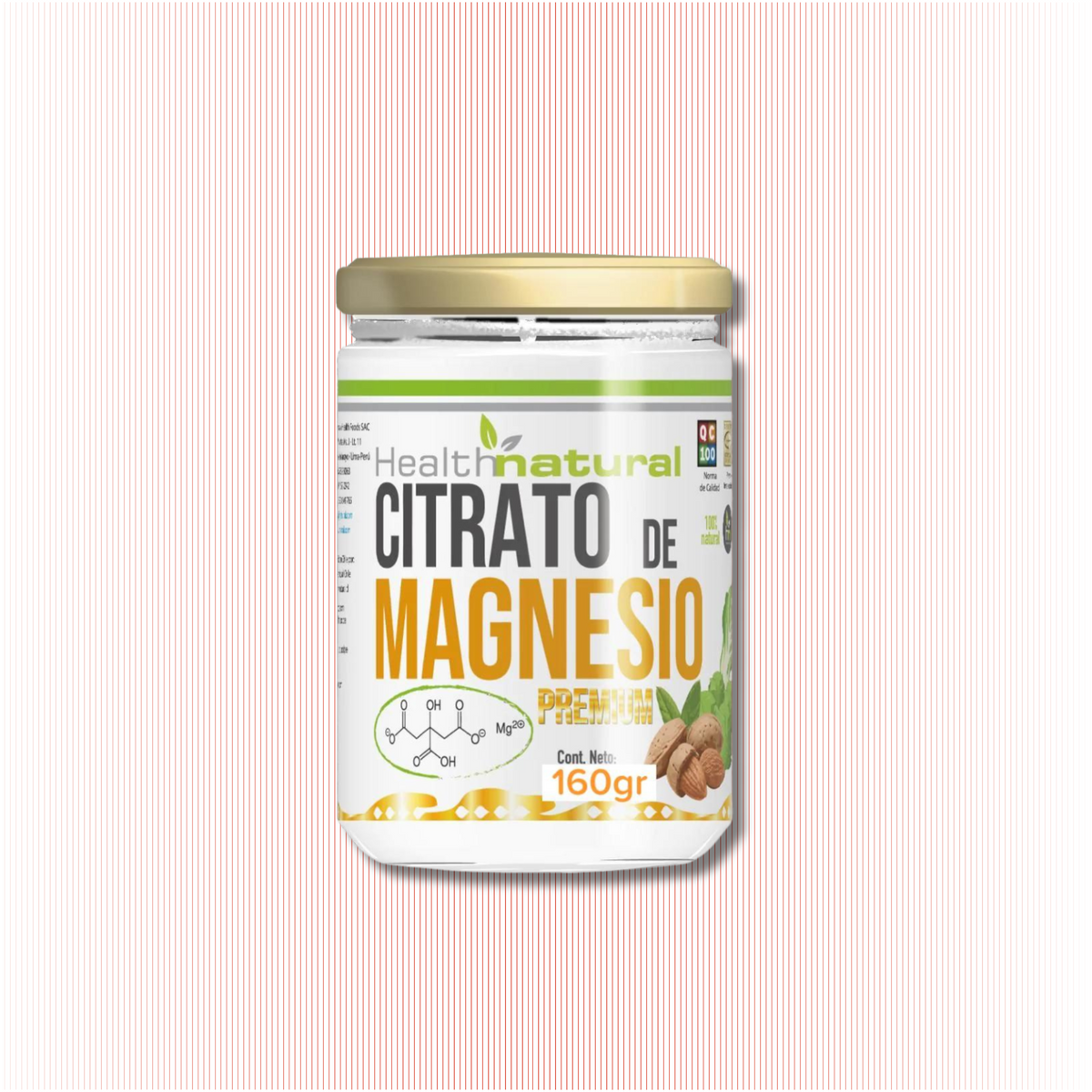 Citrato de Magnesio en polvo (150 Grs)