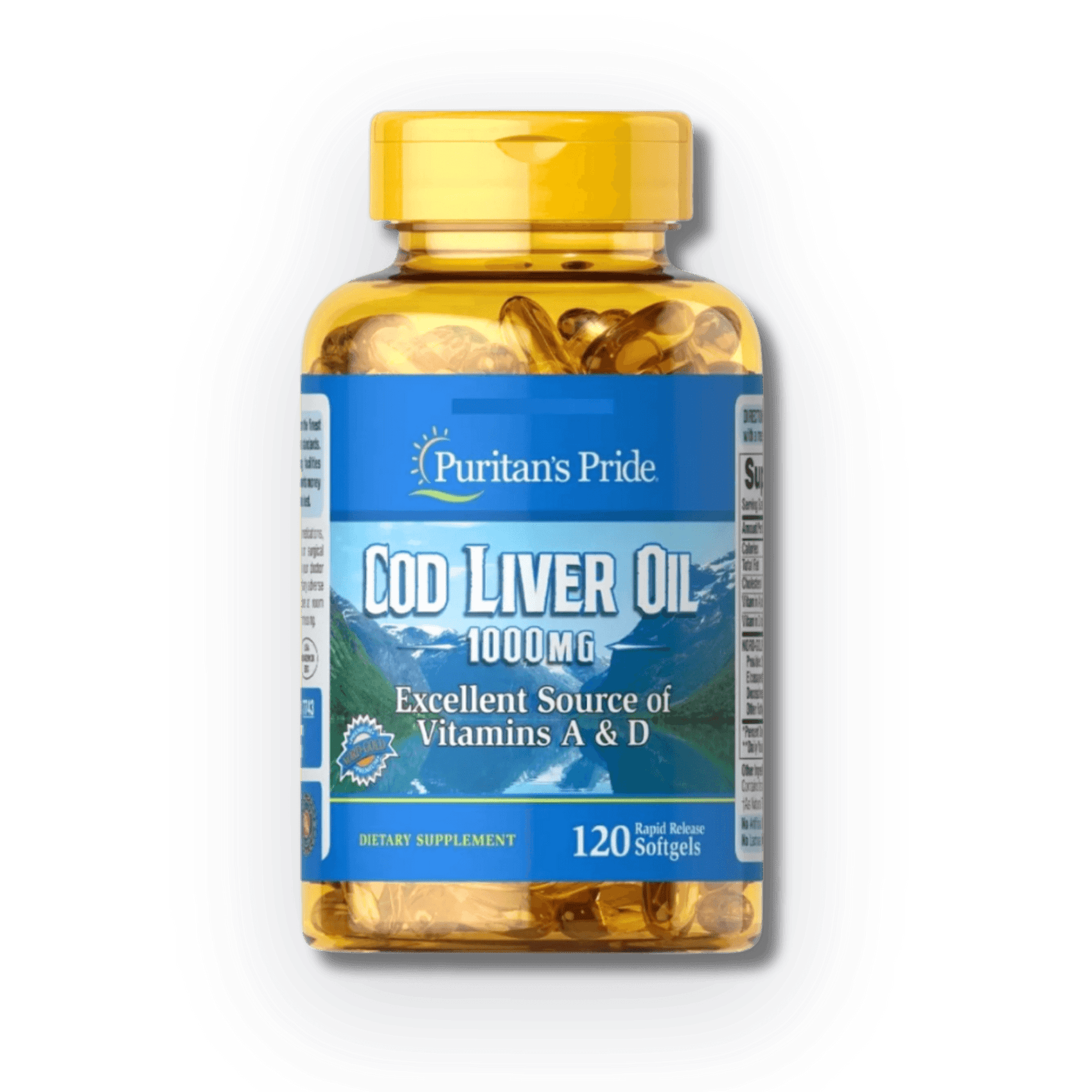 Aceite de Higado de Bacalao 1000 Mg [120 Cápsulas] — imagen 1