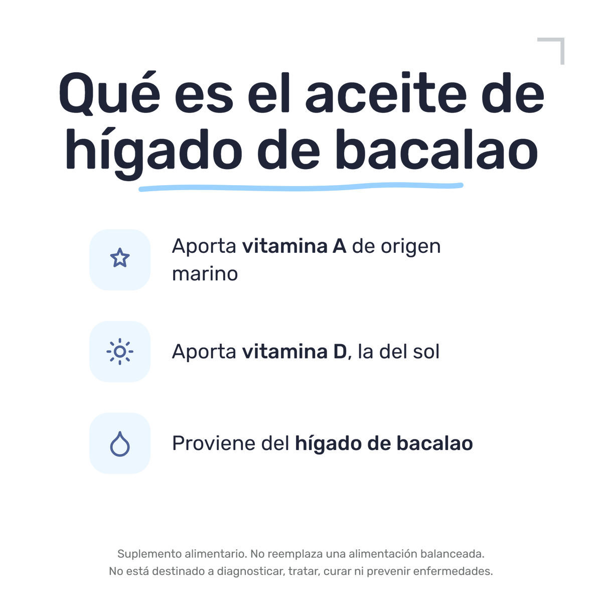 Aceite de Higado de Bacalao 415 Mg [100 Cápsulas] — imagen 3