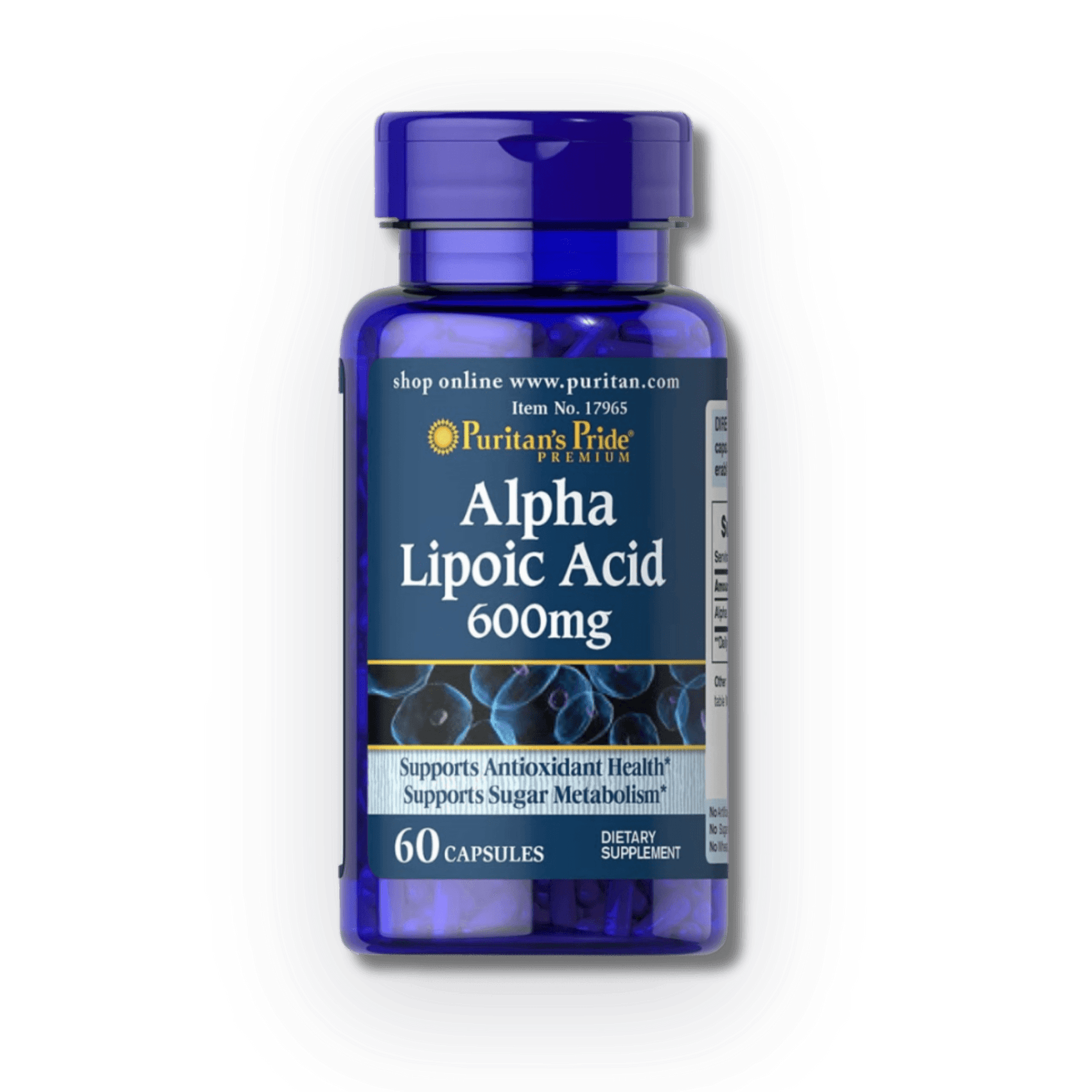 Ácido Alfa Lipoico 600 mg [60 Cápsulas] — imagen 1