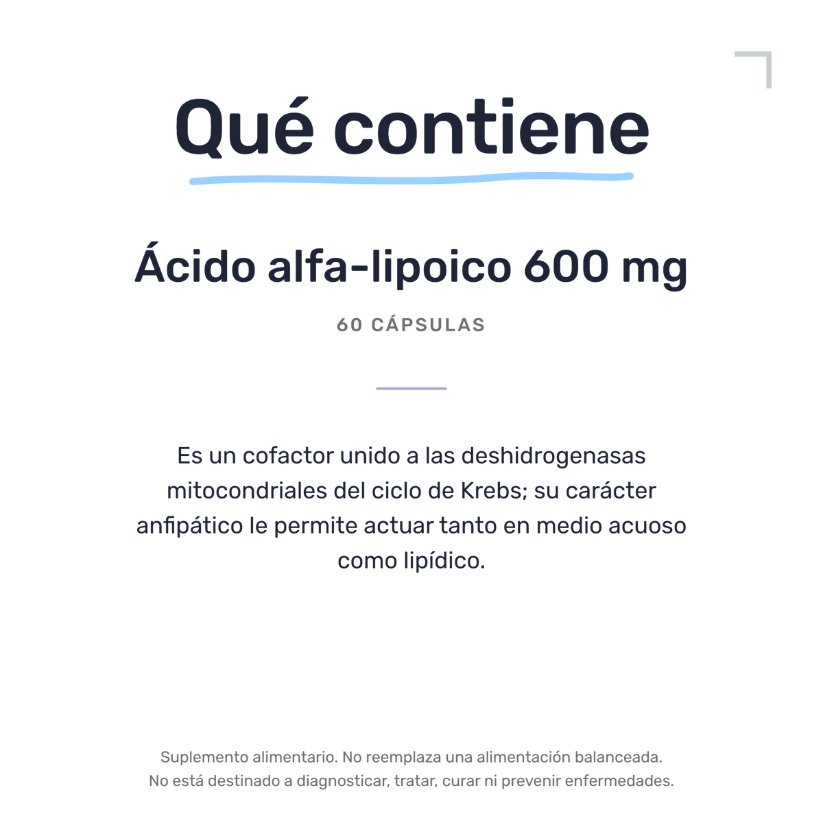 Ácido Alfa Lipoico 600 mg [60 Cápsulas] — imagen 7
