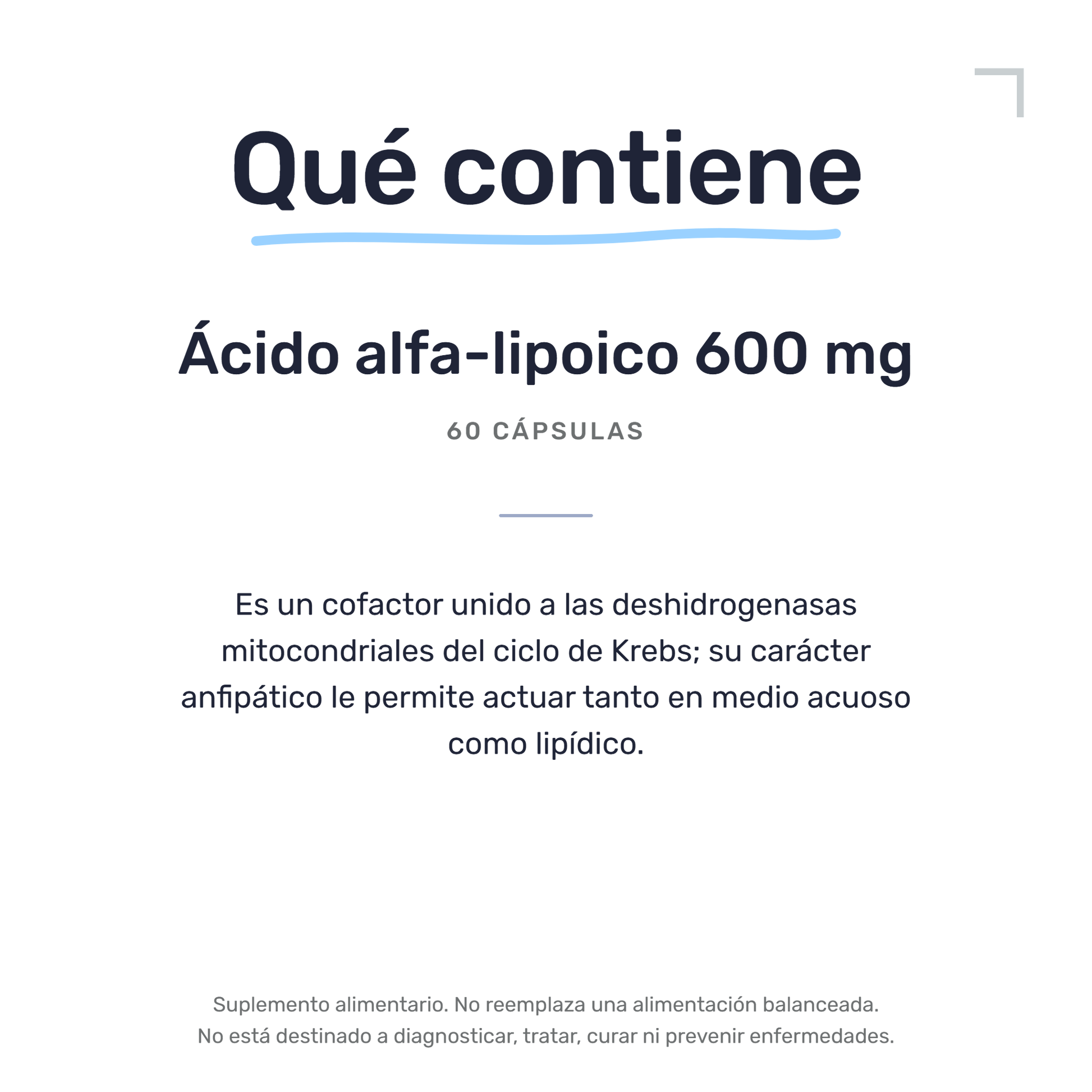Ácido Alfa Lipoico 600 mg [60 Cápsulas] — imagen 7