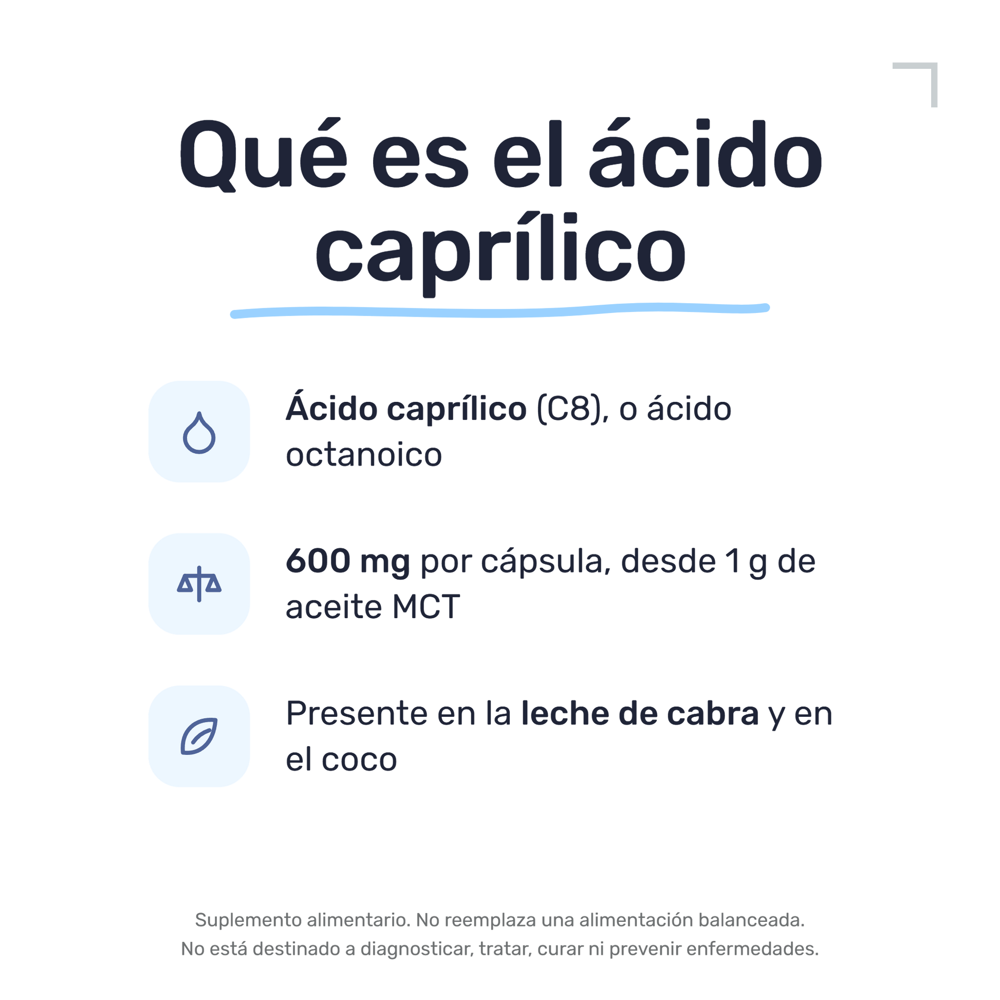 Ácido Caprílico [100 Cápsulas] — imagen 3