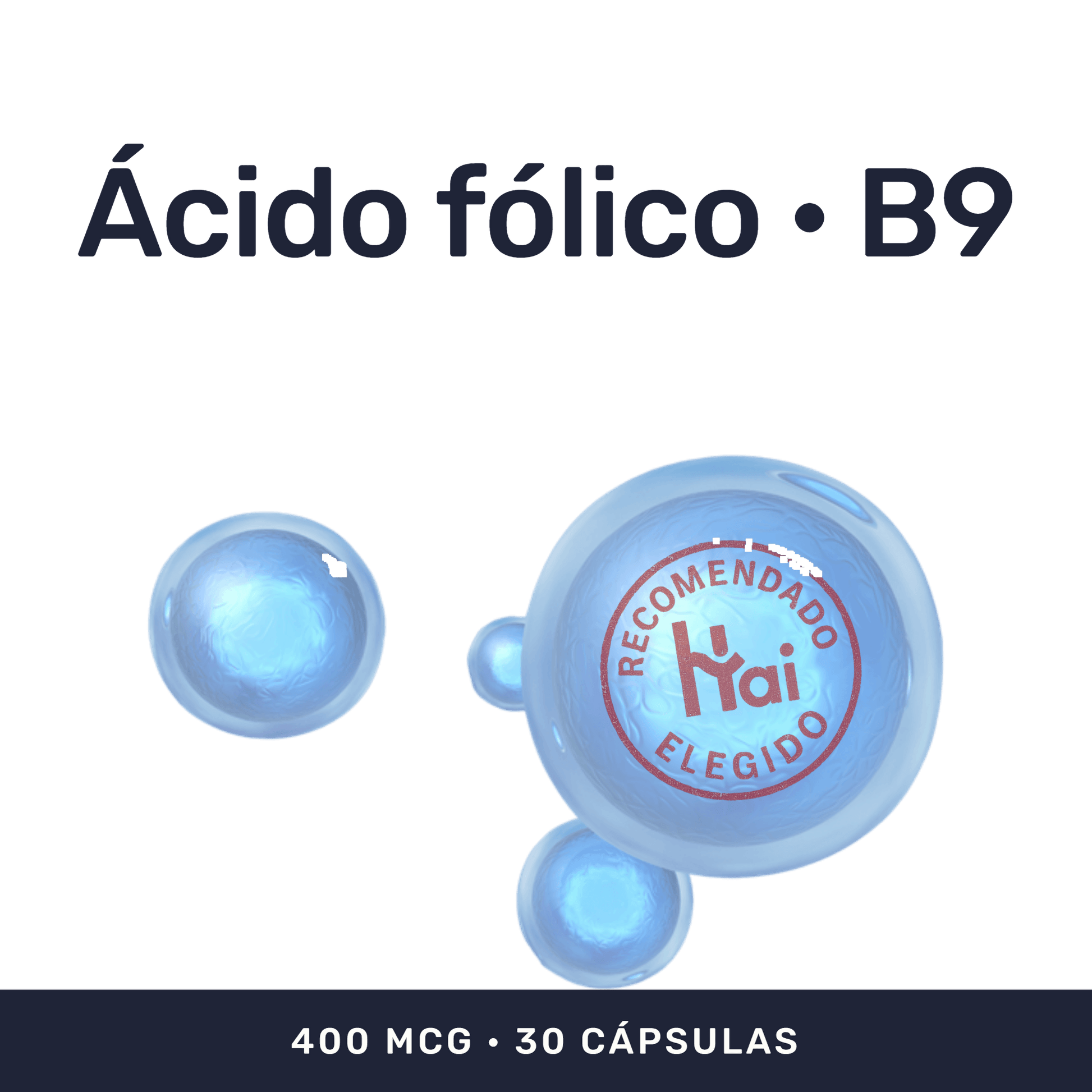 Ácido Fólico  [30 Cápsulas] — imagen 2