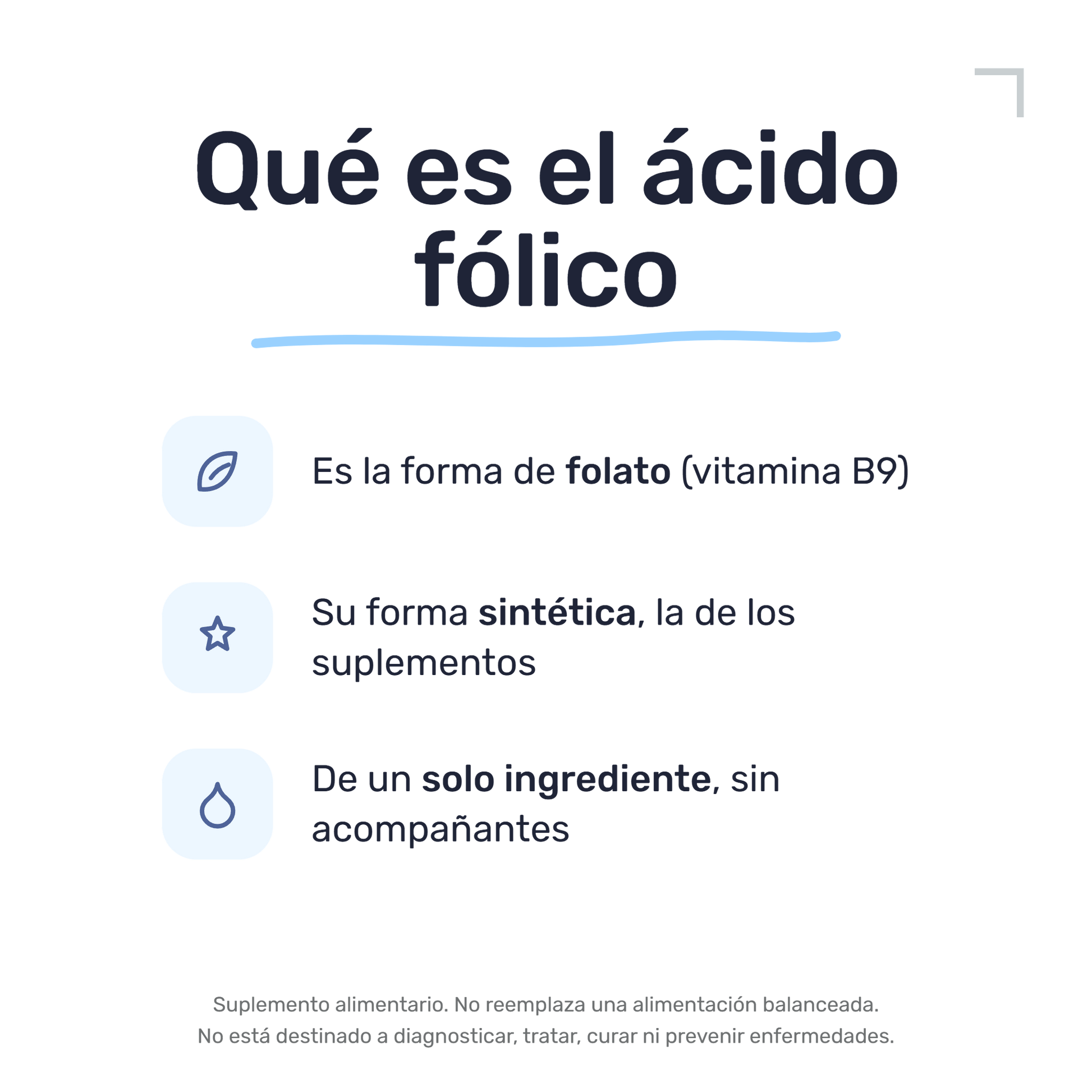 Ácido Fólico  [30 Cápsulas] — imagen 3
