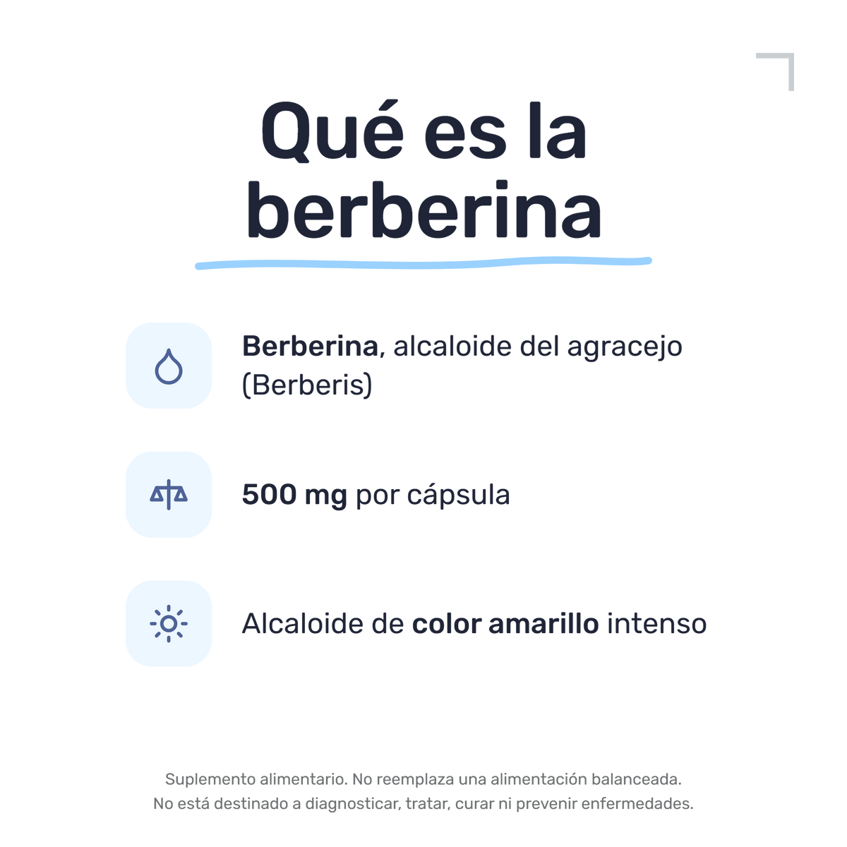 Berberina 500 mg [60 cápsulas] — imagen 3