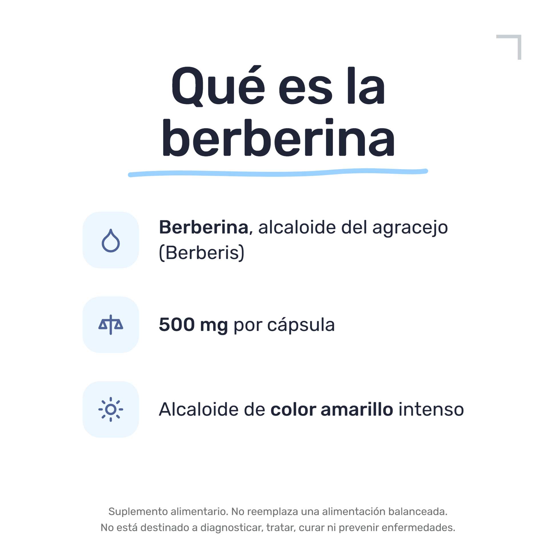 Berberina 500 mg [60 cápsulas] — imagen 3