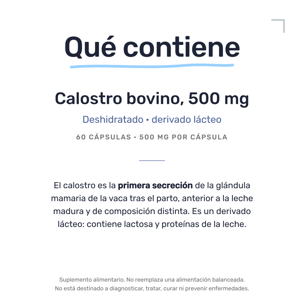 Calostrum Bovino 500mg [60 Cápsulas] — imagen 7