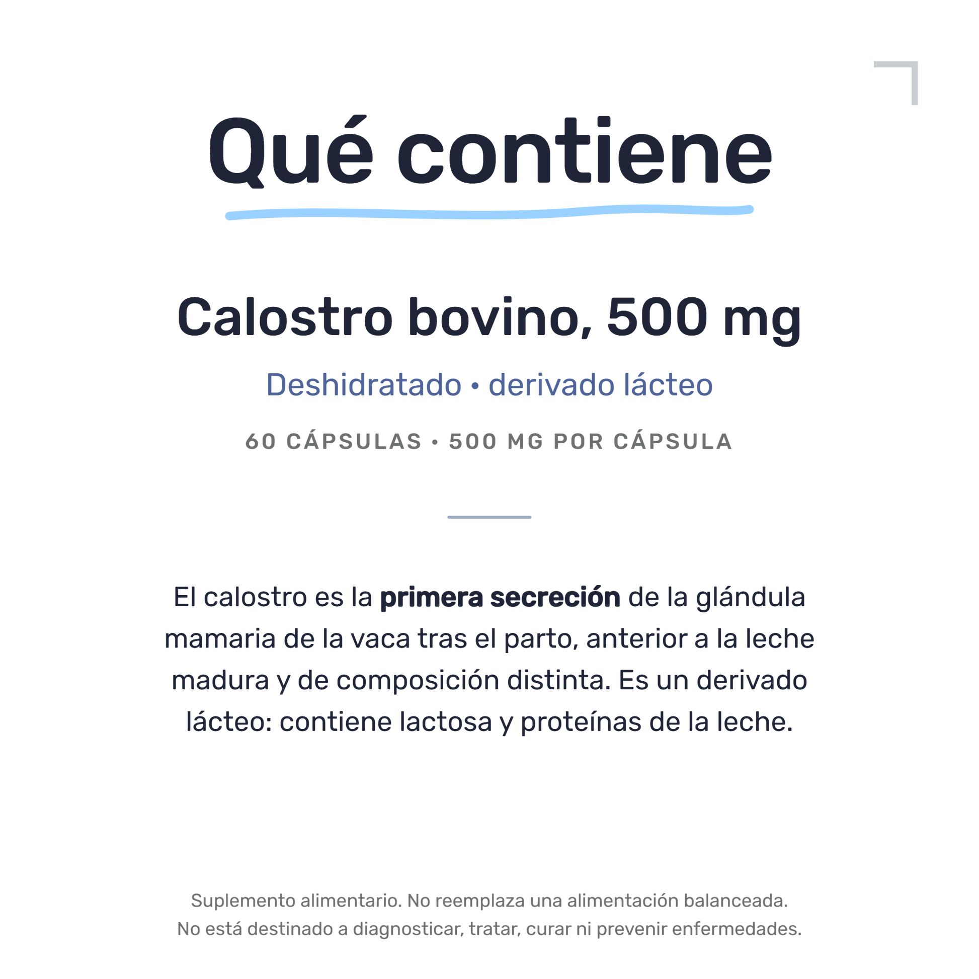 Calostrum Bovino 500mg [60 Cápsulas] — imagen 7