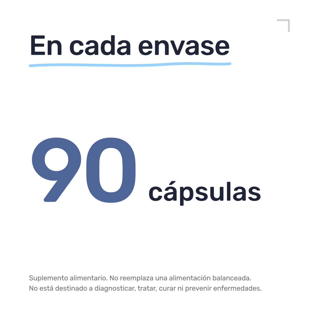 Chlorella 500 mg — En cada envase: 90 cápsulas