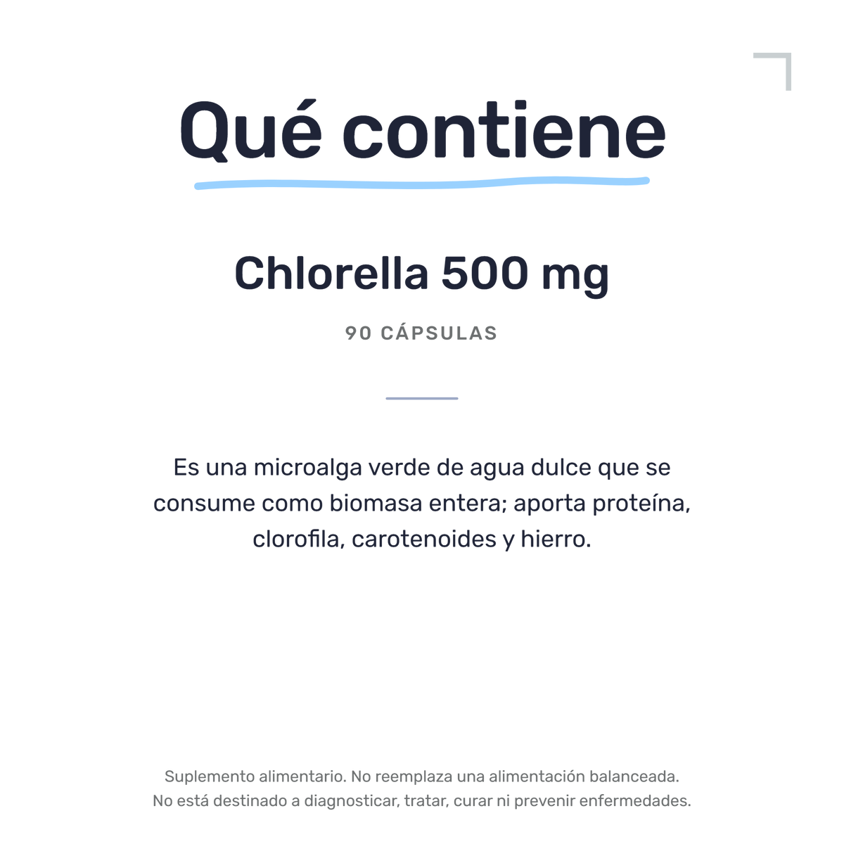 Chlorella 500 mg [90 Cápsulas] — imagen 7