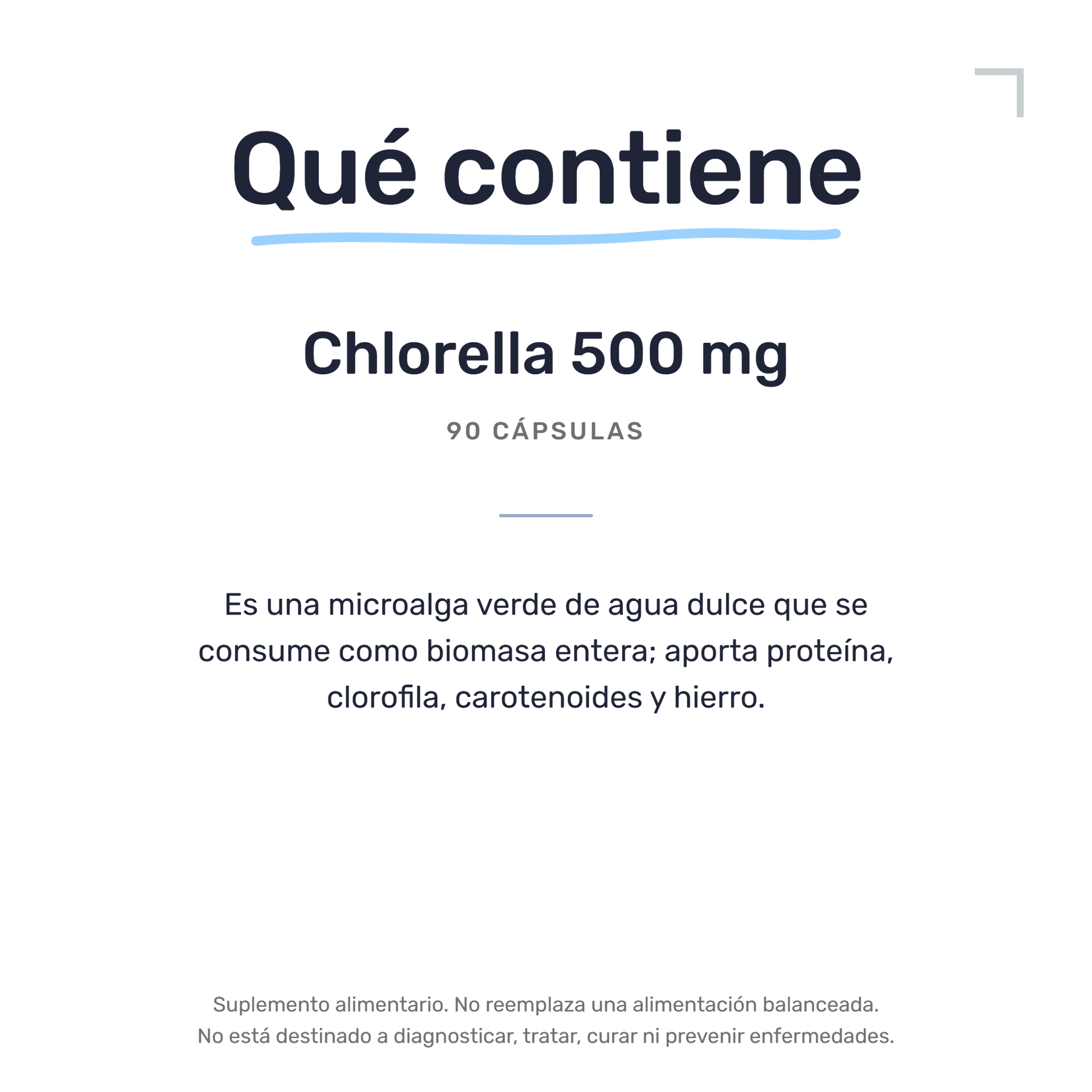 Chlorella 500 mg [90 Cápsulas] — imagen 7