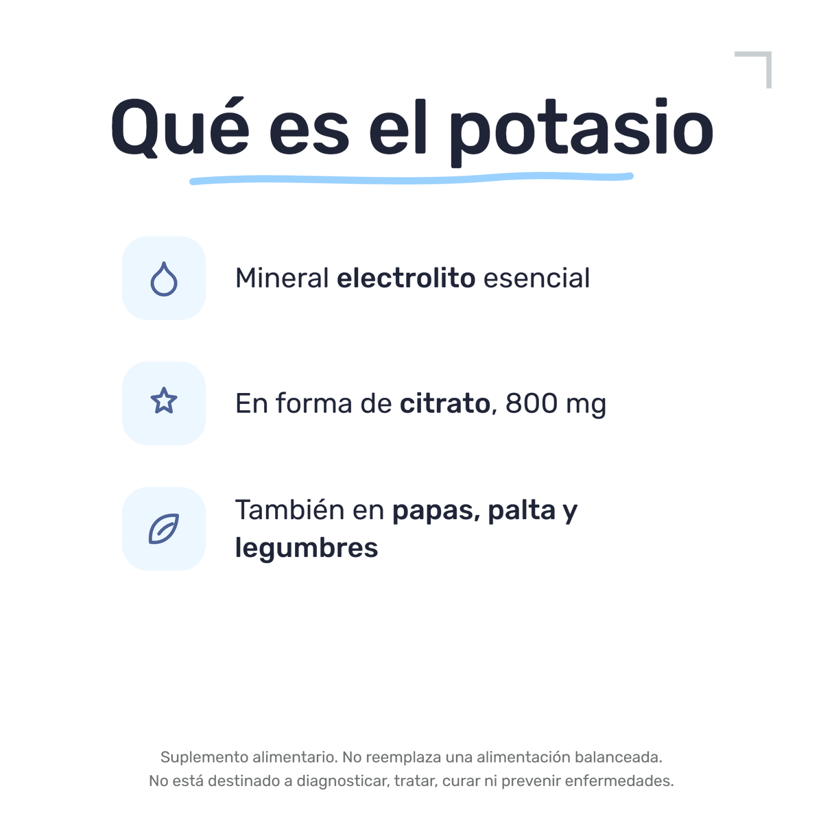 Citrato de Potasio [90 Cápsulas] — imagen 3