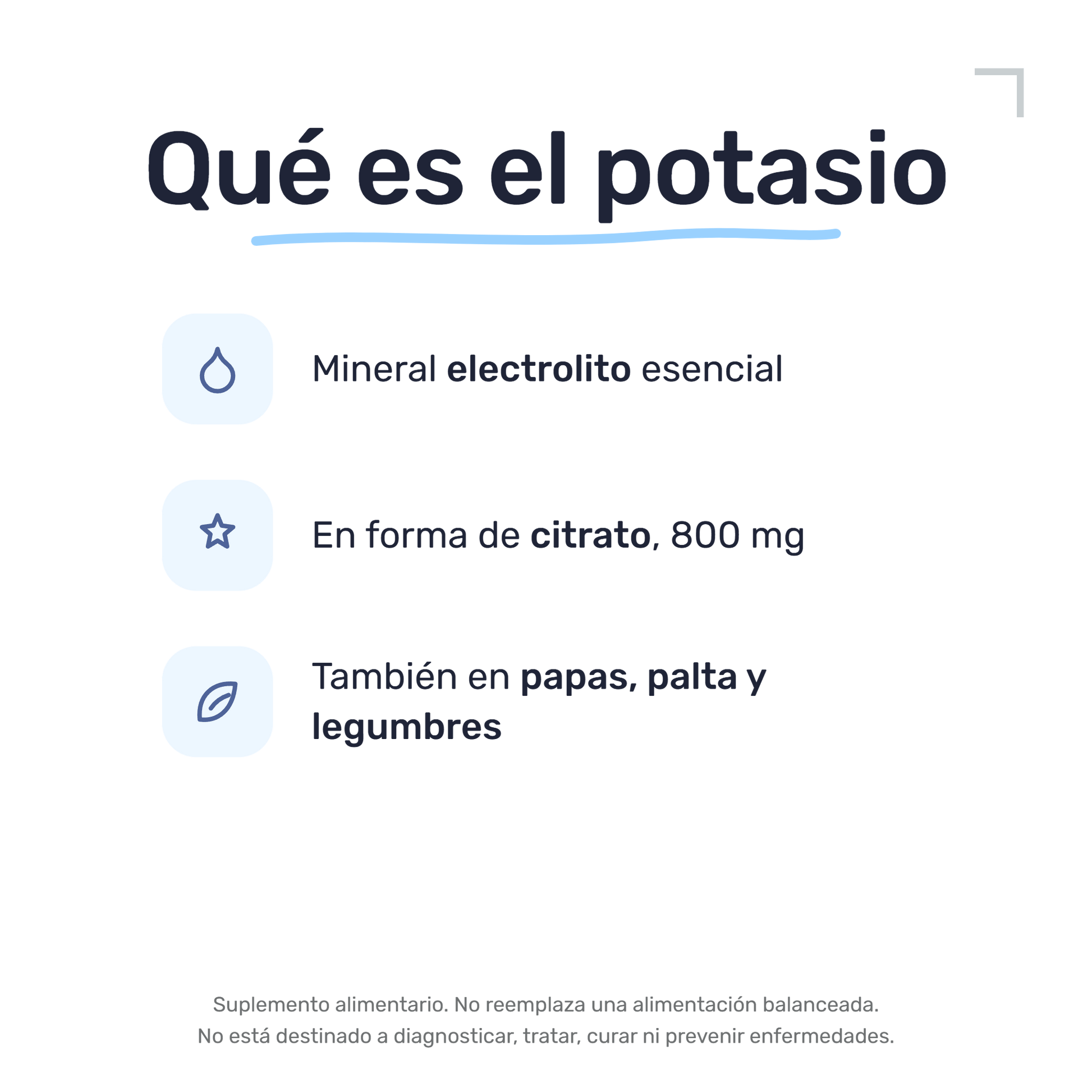 Citrato de Potasio [90 Cápsulas] — imagen 3