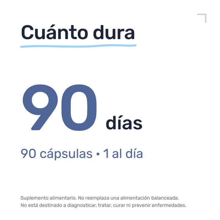 Citrato de Potasio — Cuánto dura: 90 días, 90 cápsulas, 1 al día