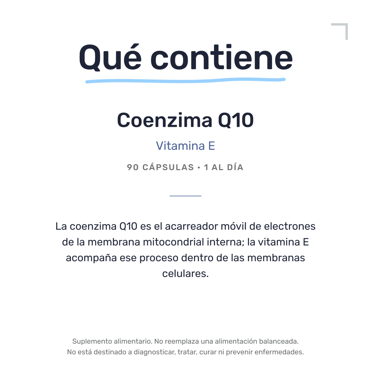 Coenzima Q10 + Vitamina E [90 Cápsulas] — imagen 7