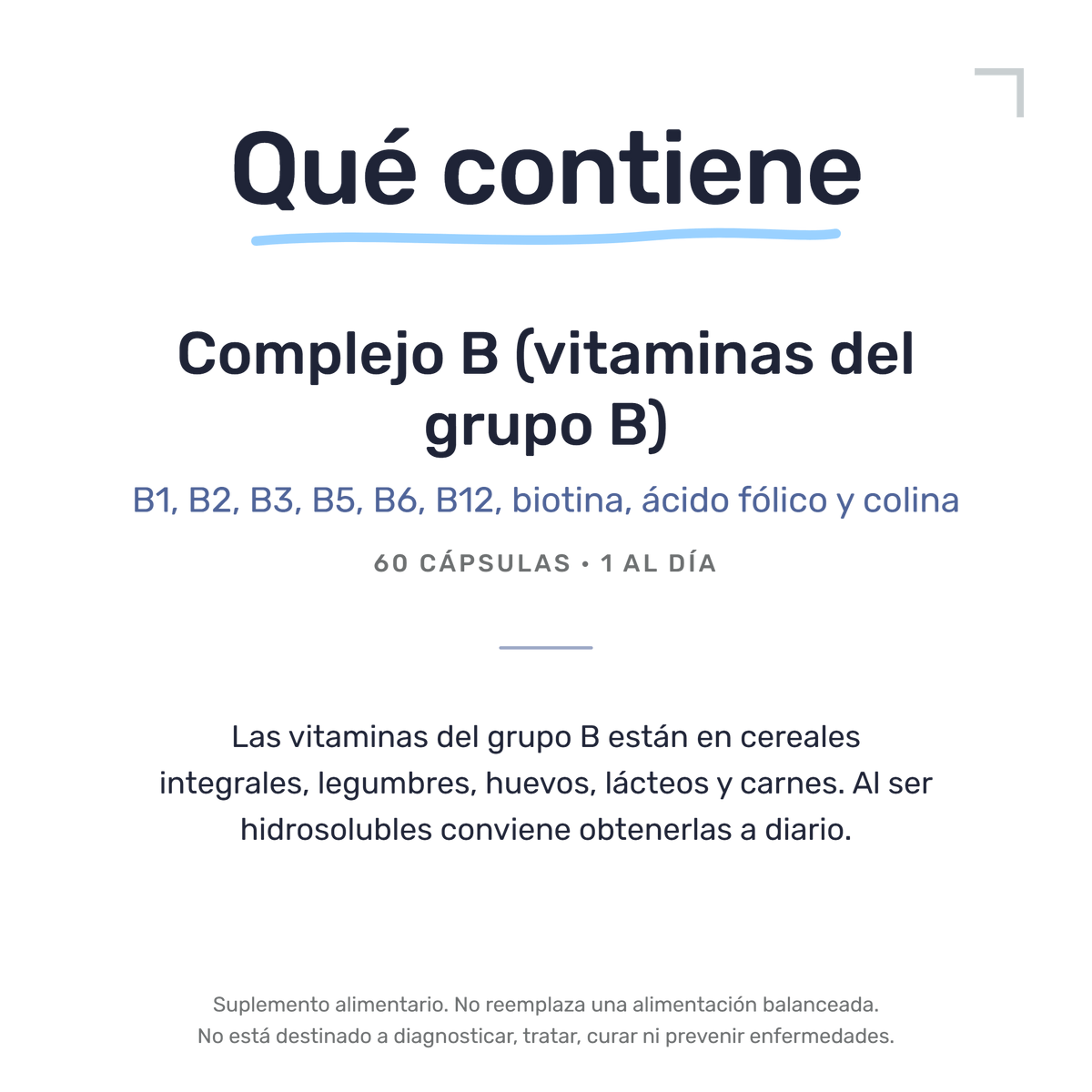 Complejo B 450 mg [60 cápsulas] — imagen 7