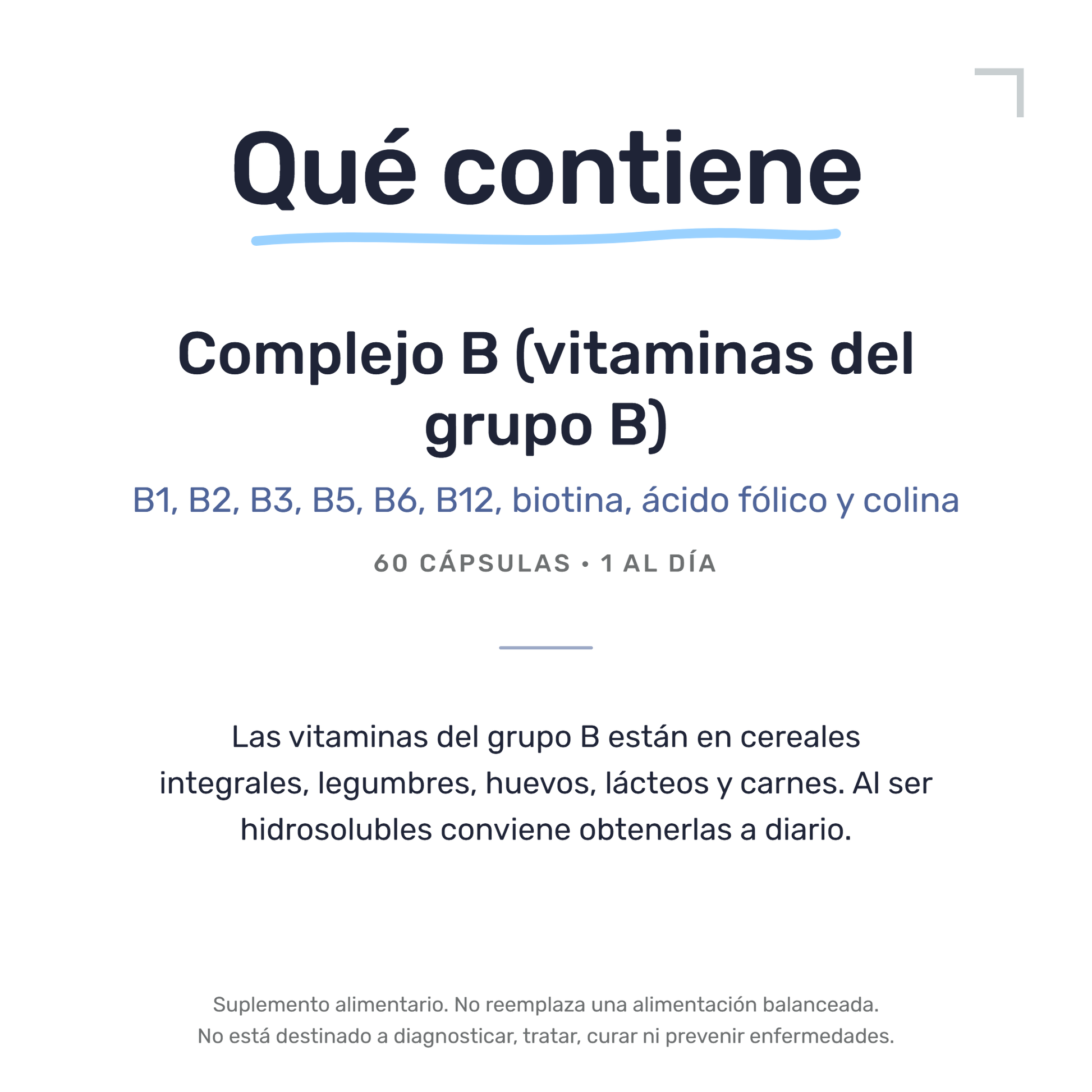 Complejo B 450 mg [60 cápsulas] — imagen 7