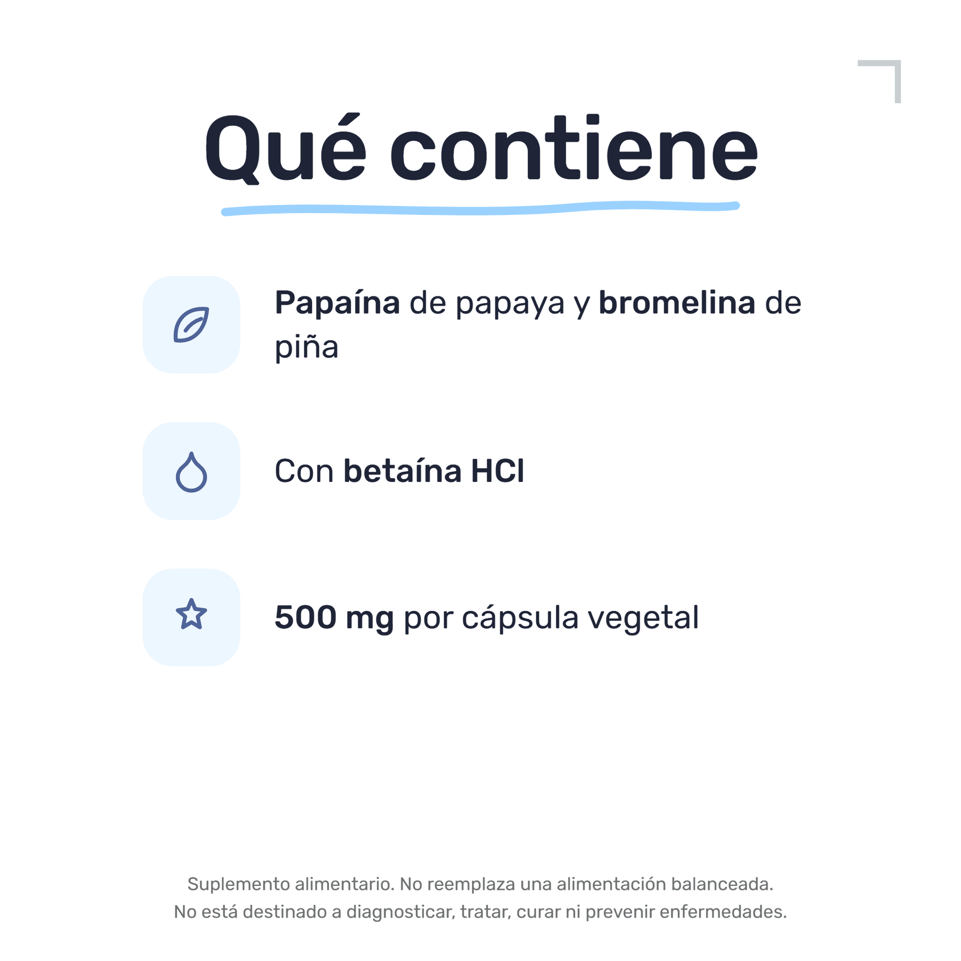 Enzimas Digestivas 500 mg [60 cápsulas] — imagen 3