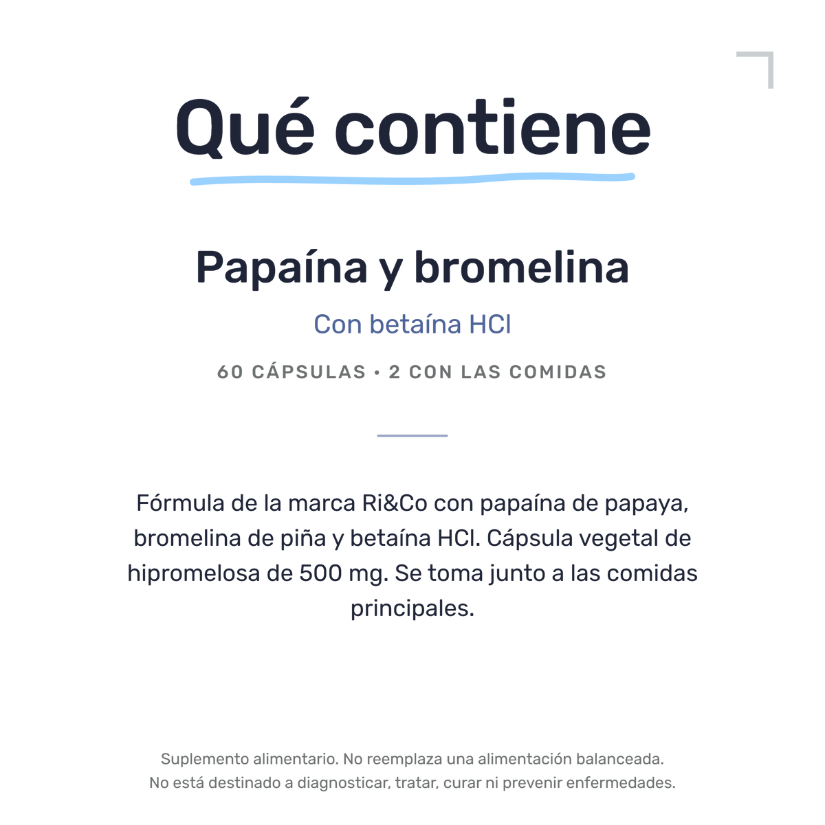Enzimas Digestivas 500 mg [60 cápsulas] — imagen 7