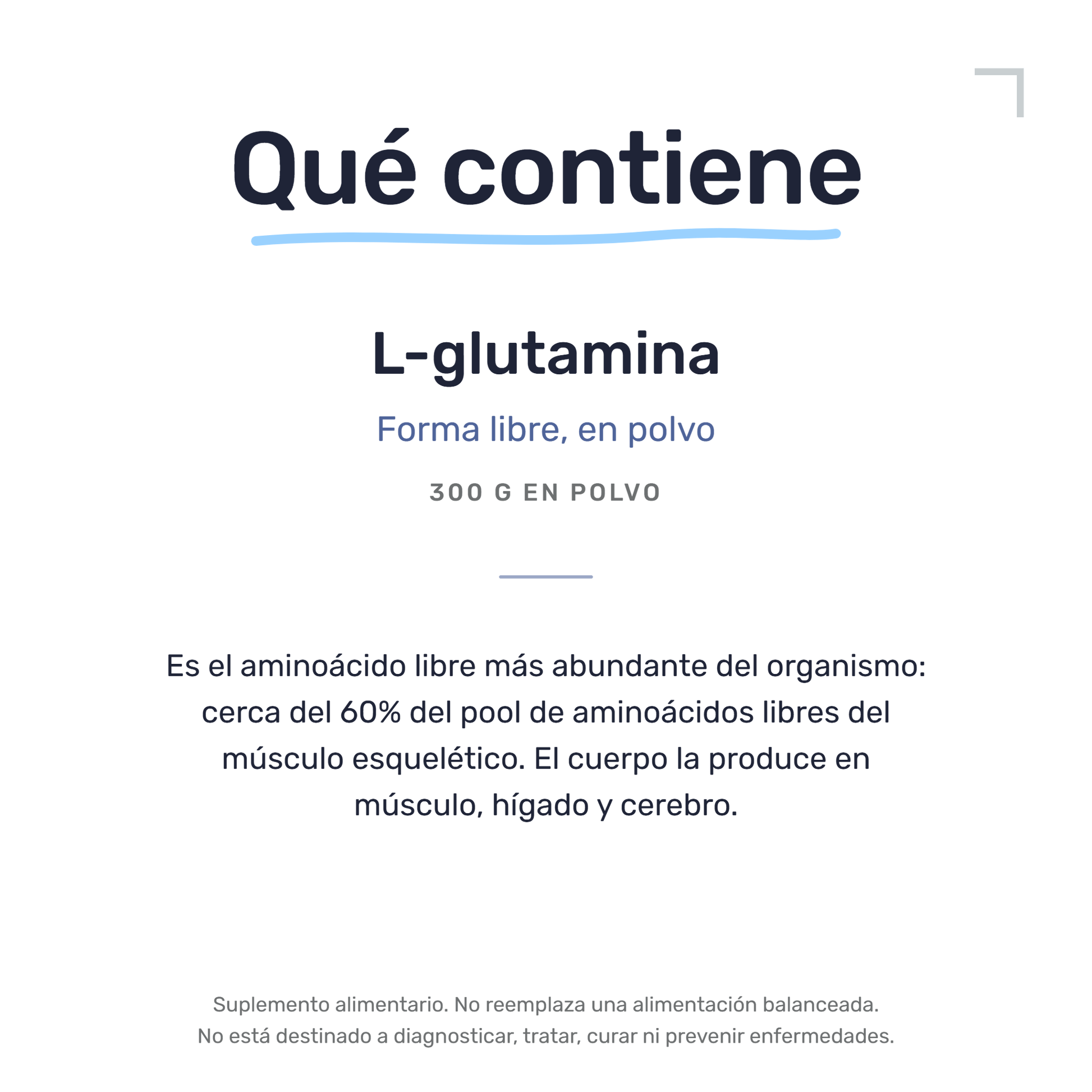 L-Glutamine [300 Gr] — imagen 7