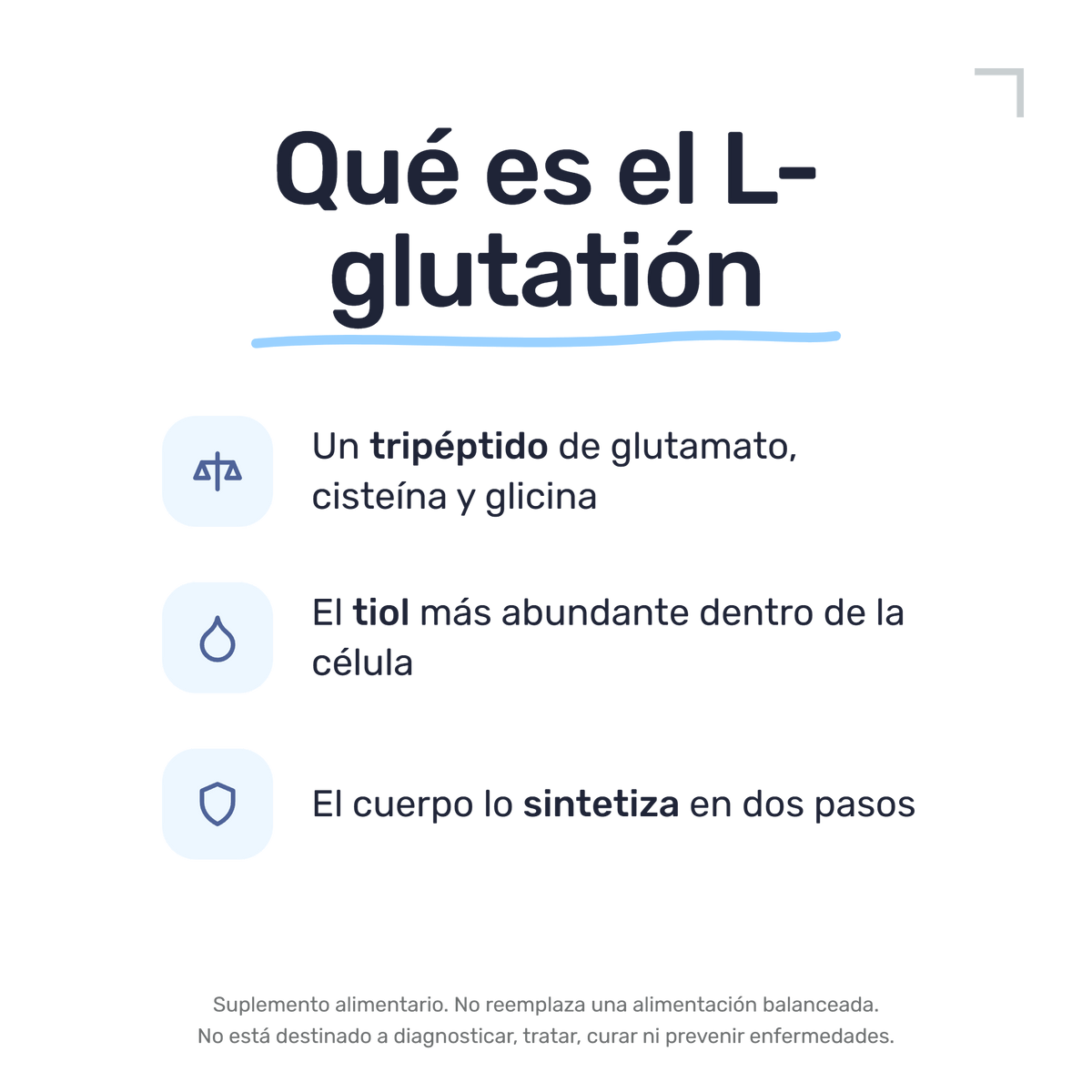 L-Glutation 500mg [90 cápsulas] — imagen 3