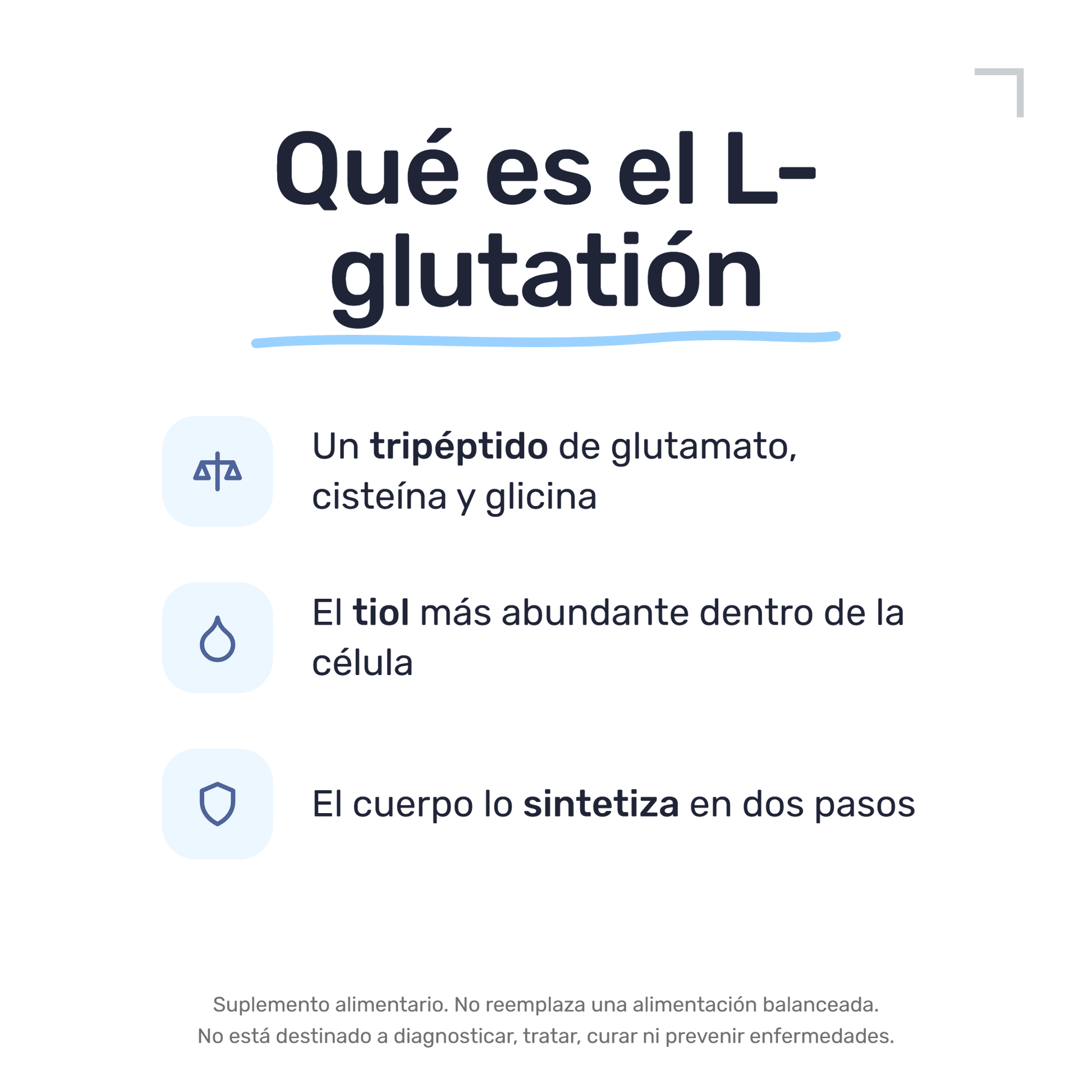 L-Glutation 500mg [90 cápsulas] — imagen 3
