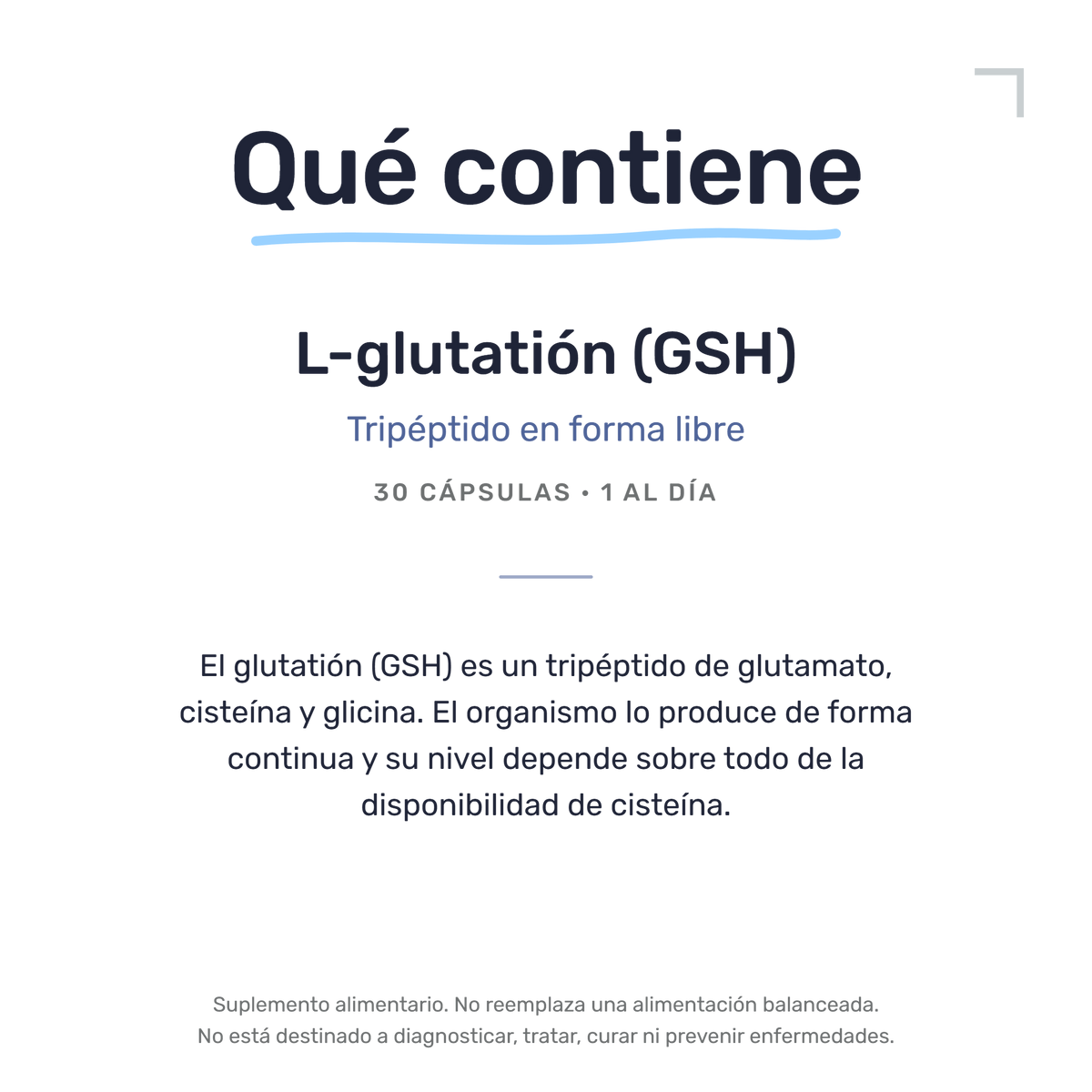 L-Glutation [30 Cápsulas] — imagen 7