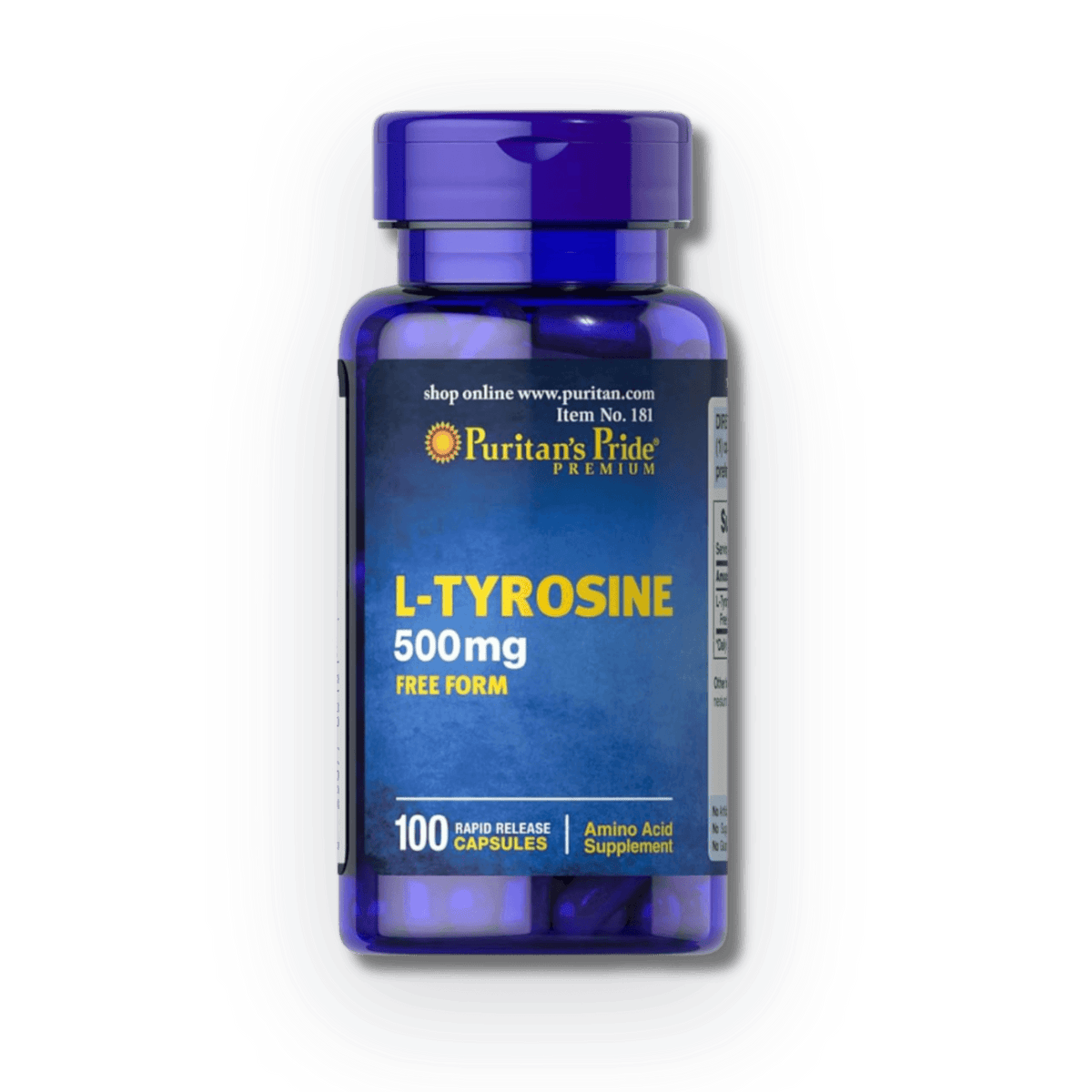 L-Tirosina 500mg [100 Cápsulas] — imagen 1