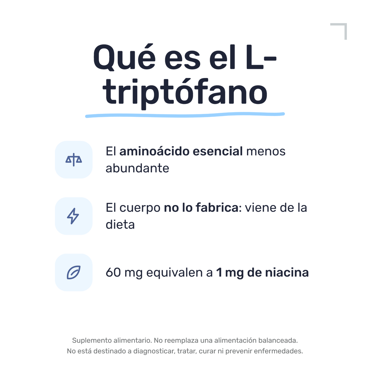 L-Triptófano 500mg [210 Cápsulas] — imagen 3