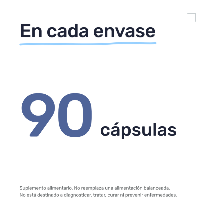 Maca Negra — En cada envase: 90 cápsulas