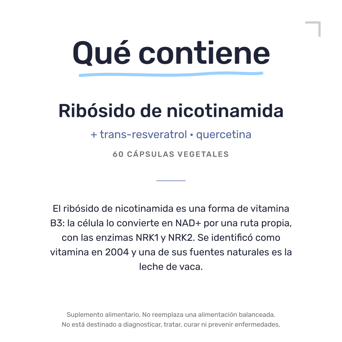 NAD+ [60 Cápsulas] — imagen 7