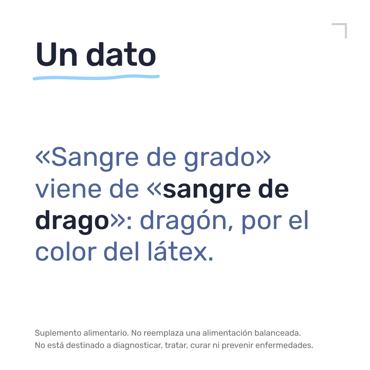 Sangre de Grado — Un dato: «Sangre de grado» viene de «sangre de drago»: dragón, por el color del látex.