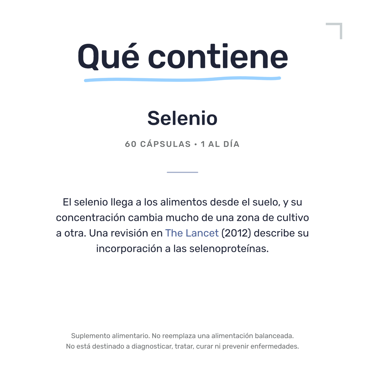 Selenio [60 Cápsulas] — imagen 7