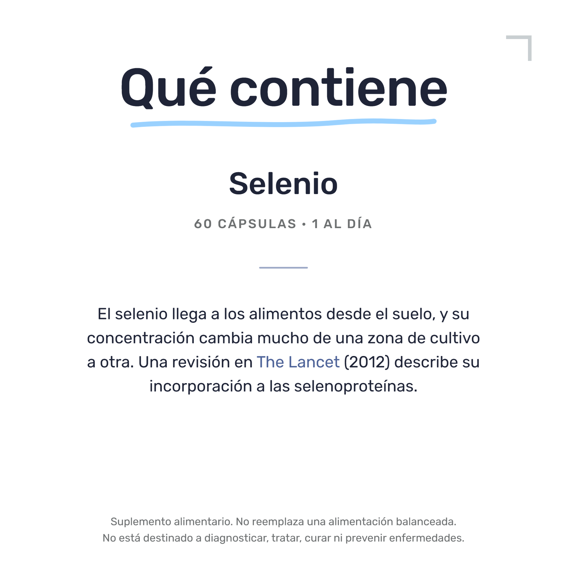 Selenio [60 Cápsulas] — imagen 7