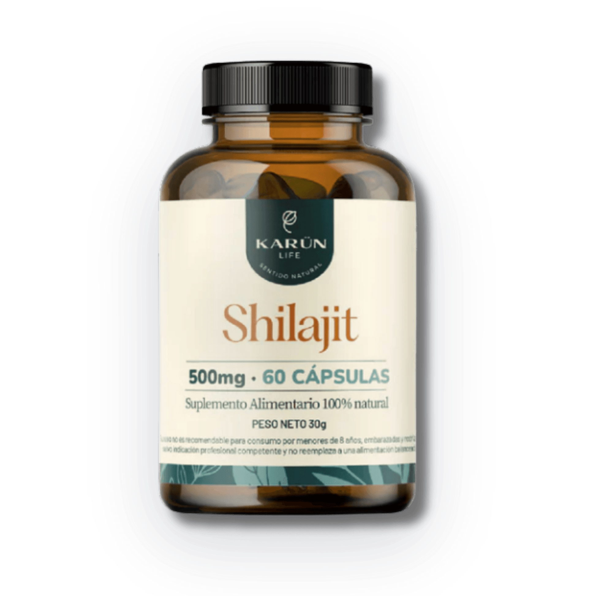 Shilajit 500mg [60 cápsulas] — imagen 1