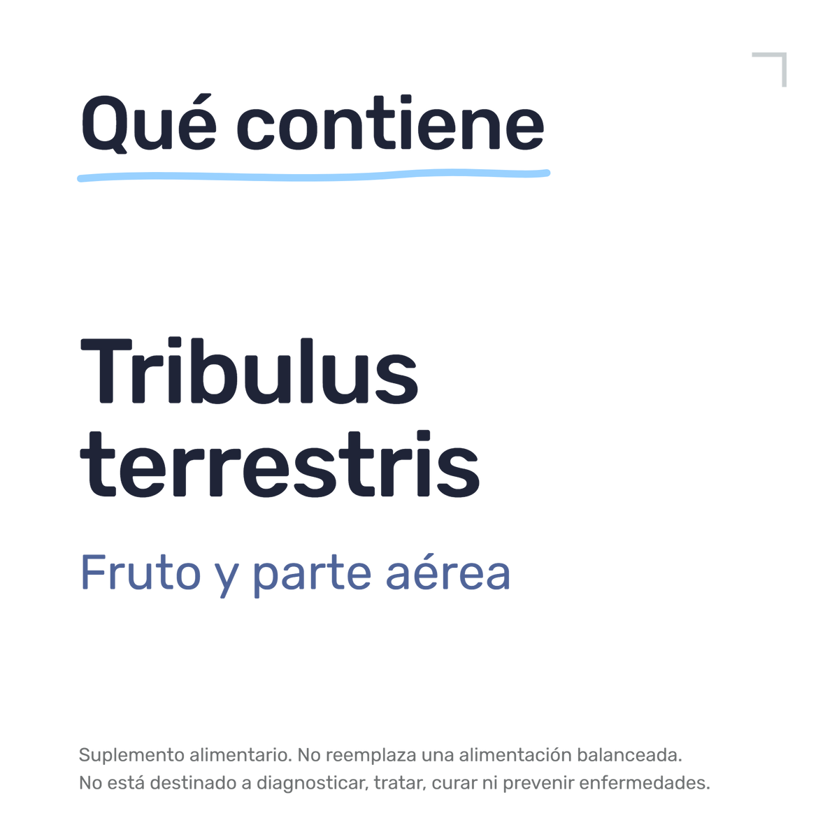 Tribulus — Qué contiene: Tribulus terrestris: fruto y parte aérea