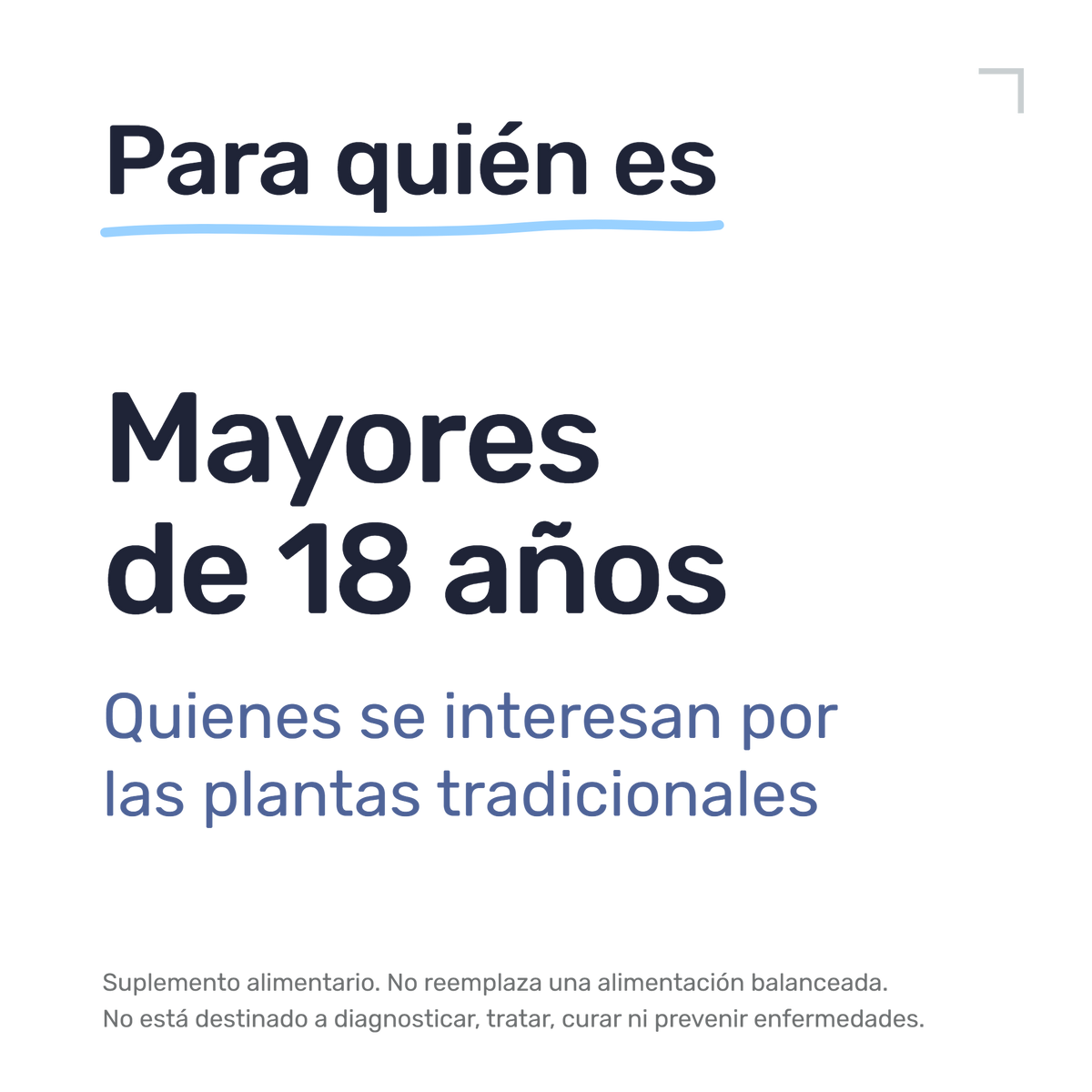 Tribulus — Para quién es: mayores de 18 años. Quienes se interesan por las plantas tradicionales
