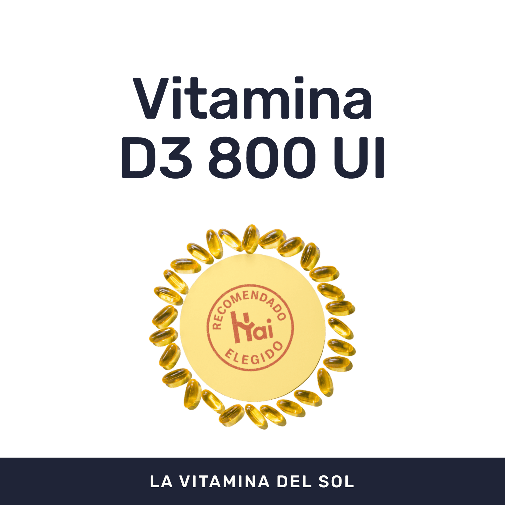 Vitamina D3 800UI [90 Cápsulas] — imagen 2