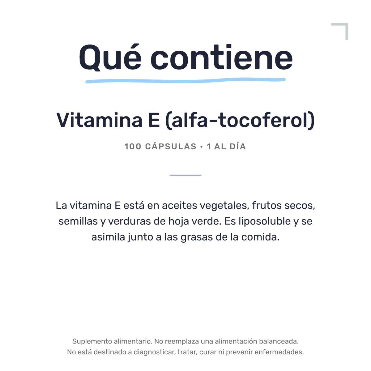 Vitamina E 450mg [100 Cápsulas] — imagen 7