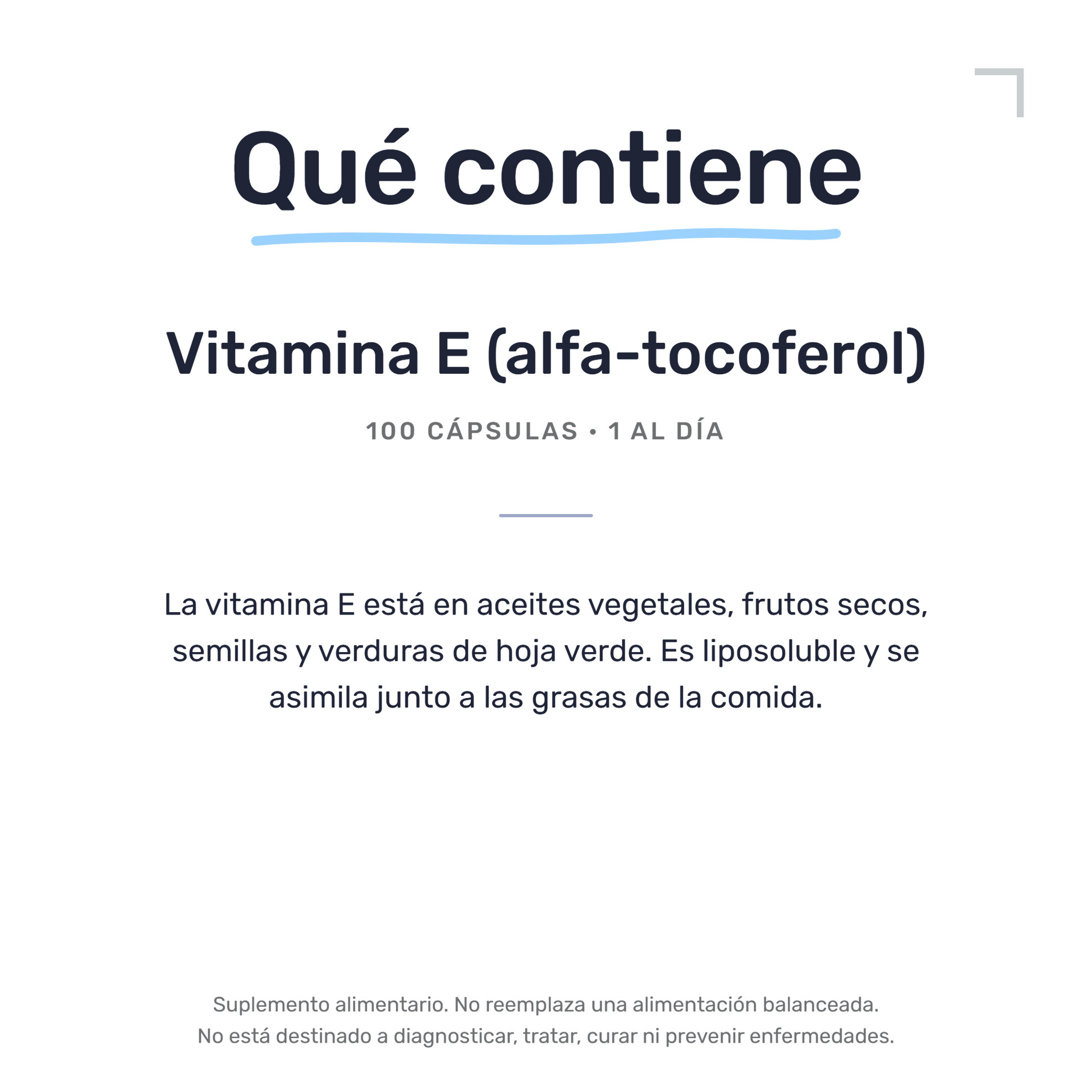Vitamina E 450mg [100 Cápsulas] — imagen 7